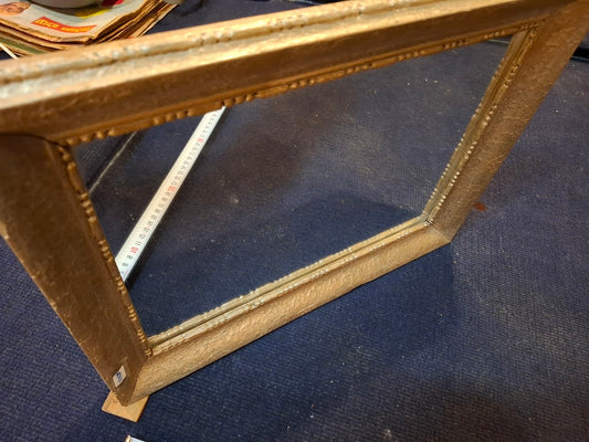Wooden frame and antique mirror [ART10318]