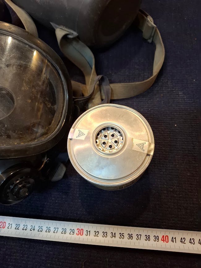 Old army DRAGER gas mask - Rare [MIL10199]
