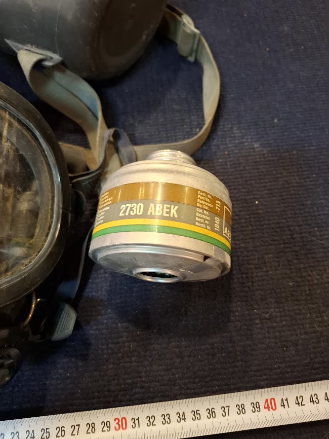 Old army DRAGER gas mask - Rare [MIL10199]