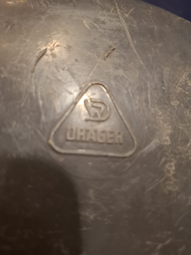 Old army DRAGER gas mask - Rare [MIL10199]