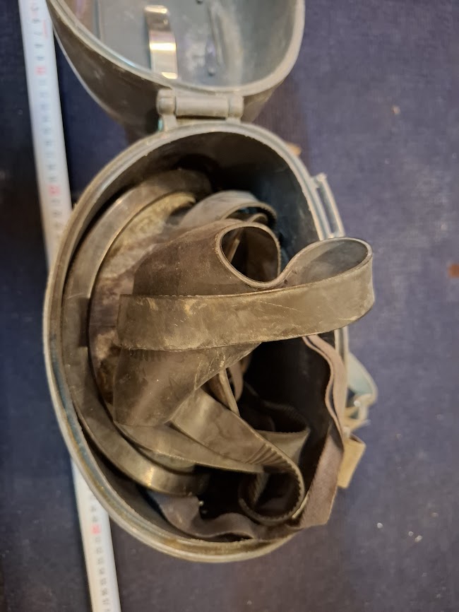 Old army DRAGER gas mask - Rare [MIL10199]
