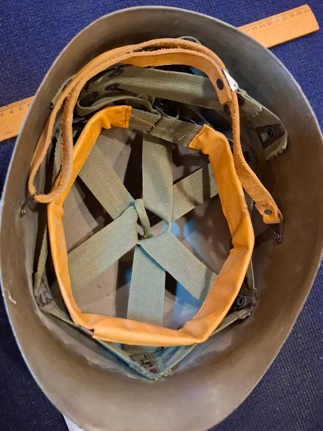 Old Military Policeman Helmet - Rare  [MIL10196]