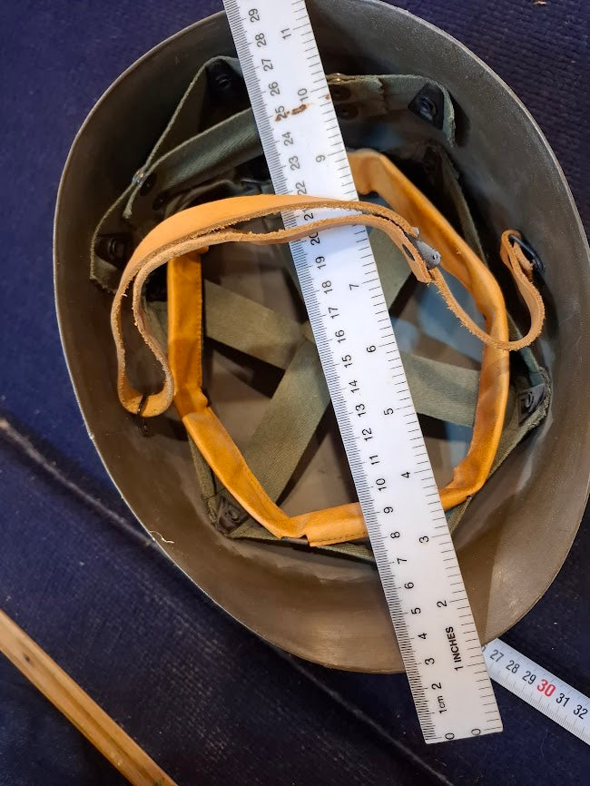 Old Military Policeman Helmet - Rare  [MIL10196]