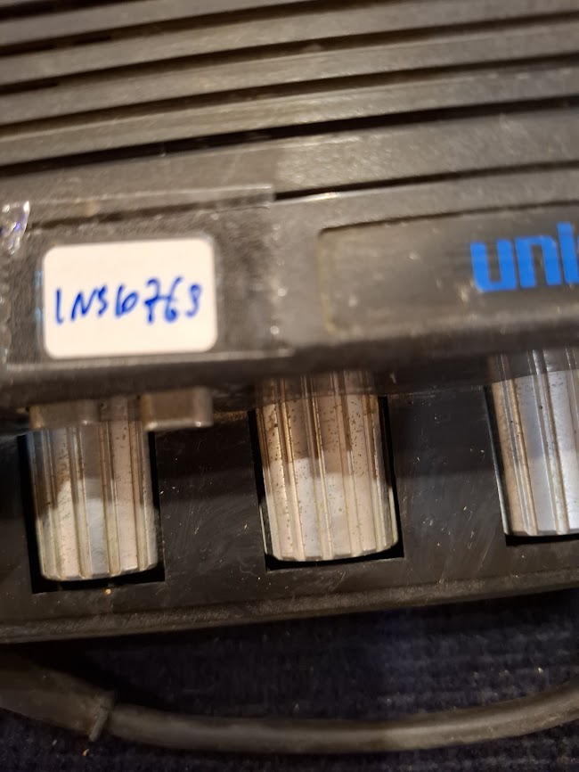Old radio walkie-talkie with external microphone [INS10763] *for Israel local market only