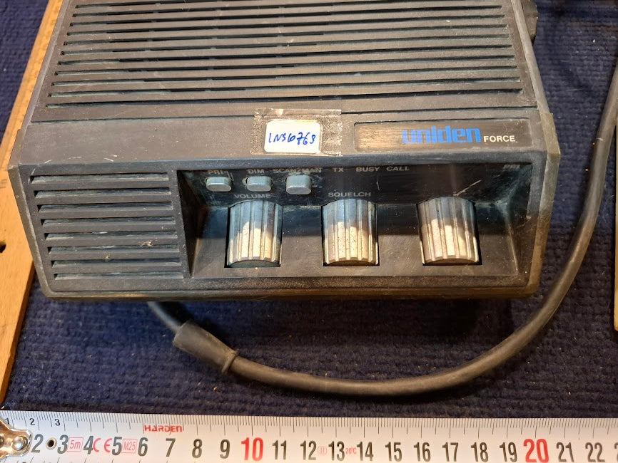 Old radio walkie-talkie with external microphone [INS10763] *for Israel local market only