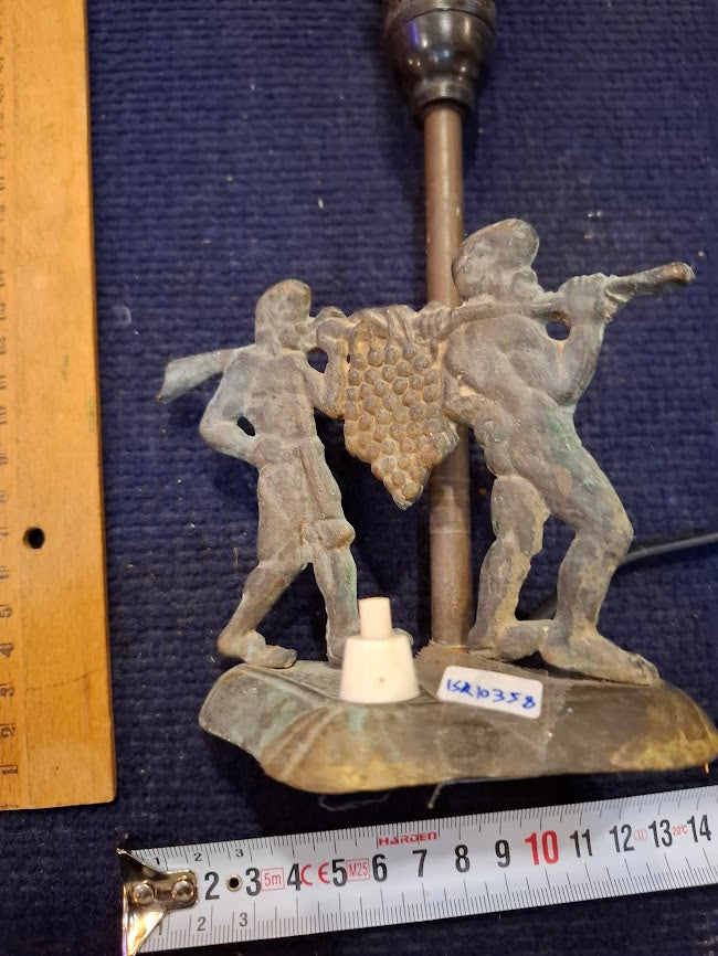 Israeli table lamp with images of spies with grapes [ISR10358]