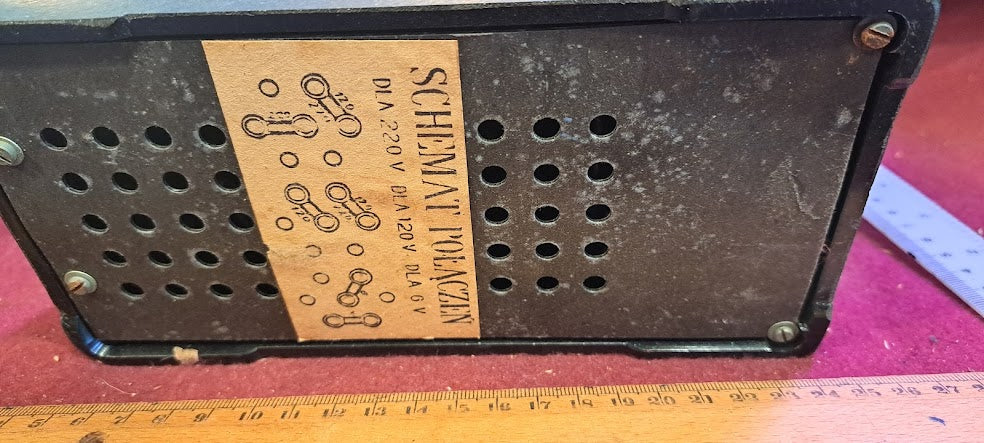 Antique Film strip projector (magic flashlight) & case [INS10451]