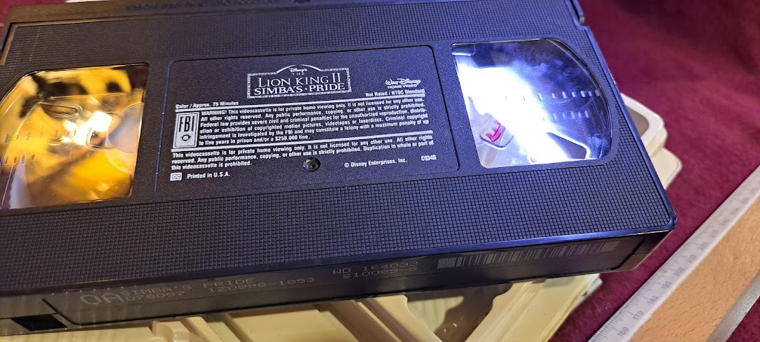 Lion king - Simba's pride video cassette VHS Disney 1998 [ENT10241]