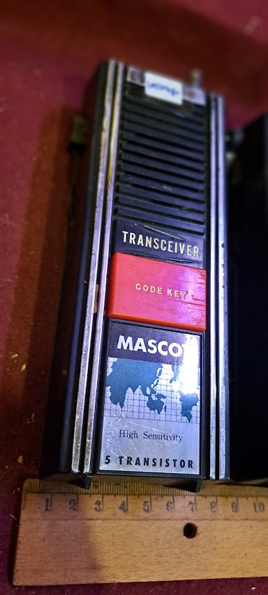 Vintage Walkie talkie, two-way radio x2 old MASCOT [INS10480]