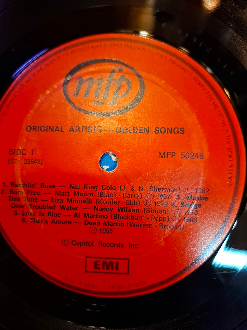 LP Var. original artists golden songs Ramblin Rose, record [ENT10406]