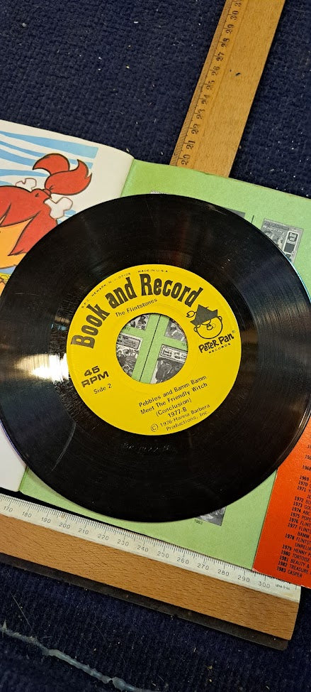 Flintstones Pebbles Bamm BammVanilla Record and booklet [ENT10207]