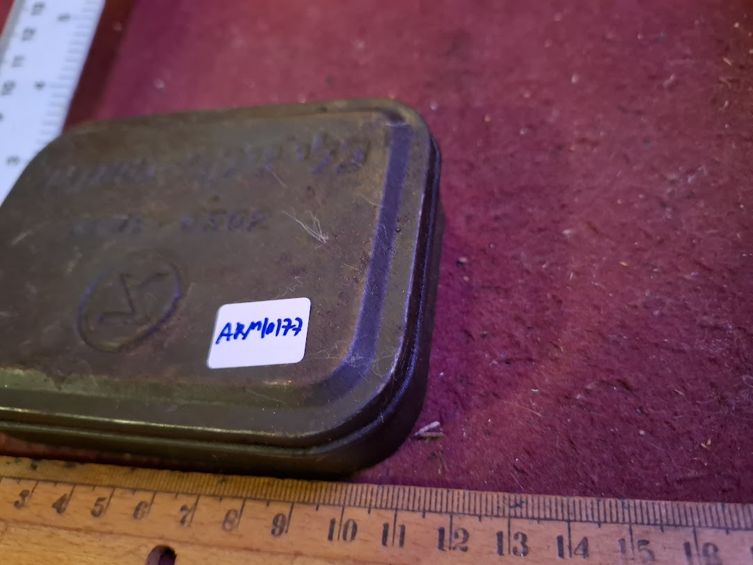 Israel army (IDF) used metal cleaning kit box for small arms [ARM10177]