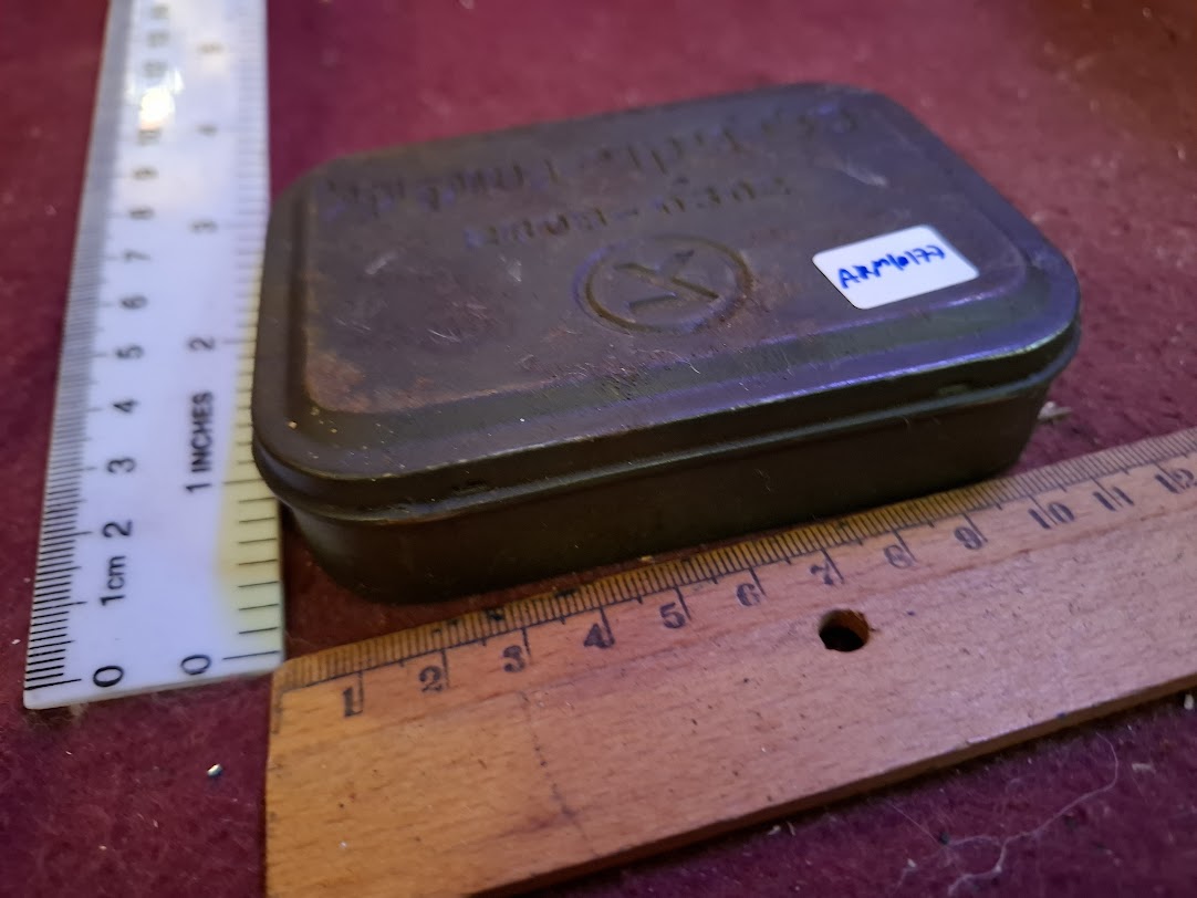 Israel army (IDF) used metal cleaning kit box for small arms [ARM10177]