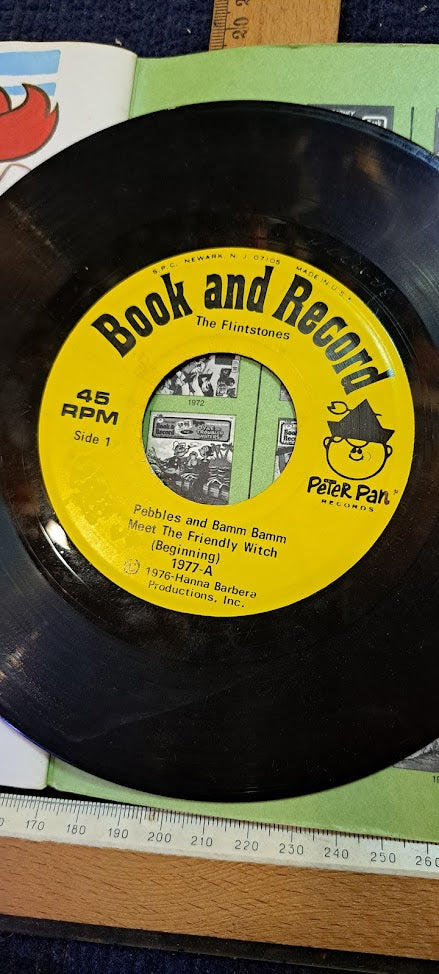 Flintstones Pebbles Bamm BammVanilla Record and booklet [ENT10207]