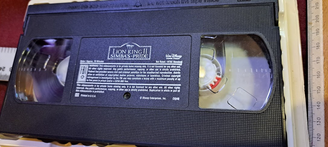 Lion king - Simba's pride video cassette VHS Disney 1998 [ENT10241]
