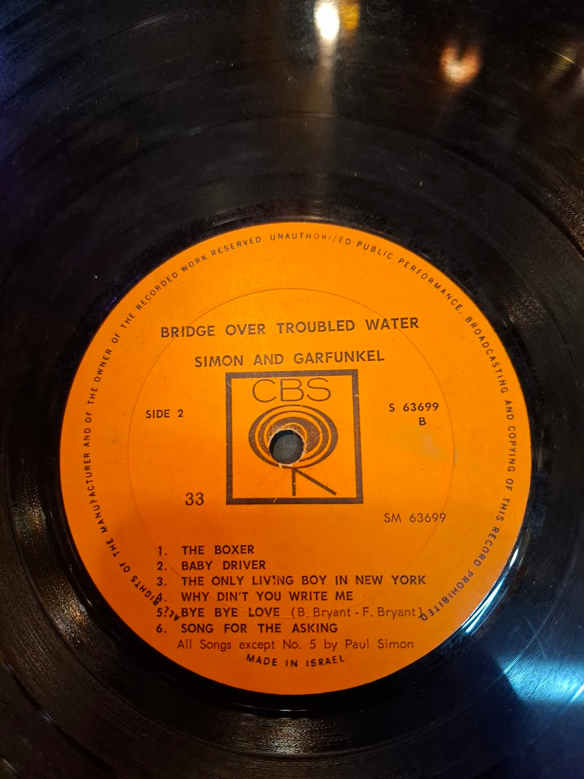 Simon and Garfunkel - Bridge over troubled water record [ENT10329]