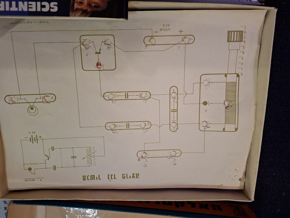Vintage The Young Electronician Electronic Kit for Learning for Children [GAM10335]