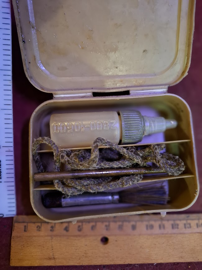 Israel army (IDF) used plastic cleaning kit box for small arms [ARM10178]