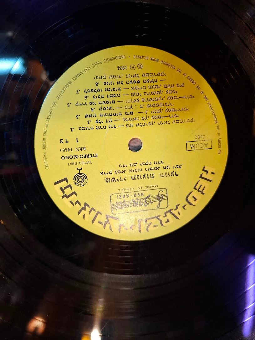 From the Songs of the Youth Movements, Hebrew record [ENT10357]