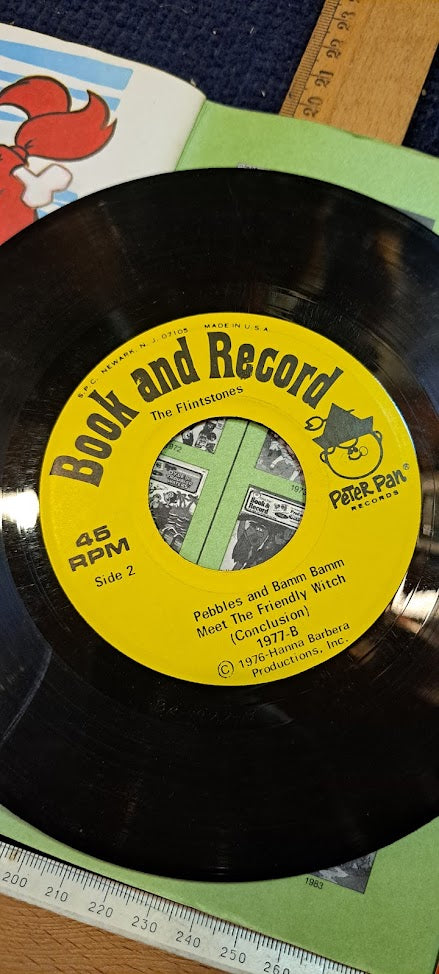 Flintstones Pebbles Bamm BammVanilla Record and booklet [ENT10207]