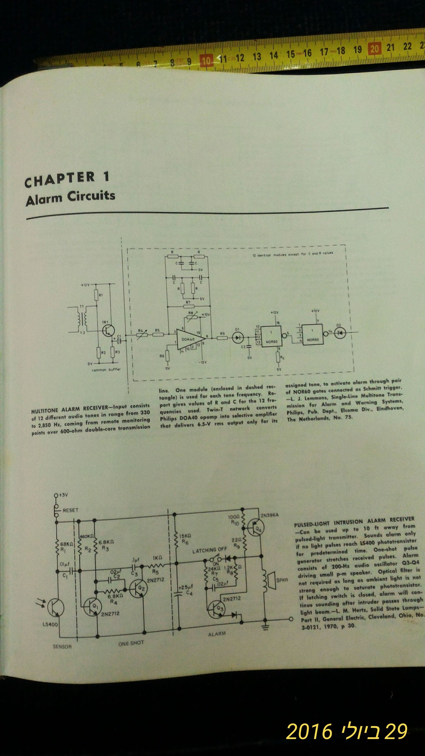 Old Electronic circuits manual 1971 [BOK10101] [BOK10143] *for Israel local market only*