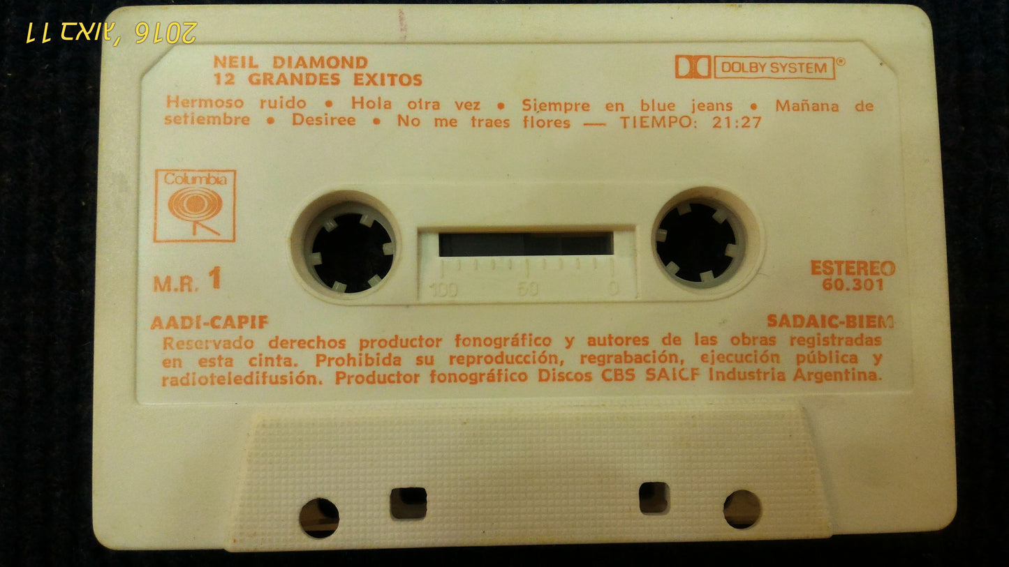 Neil Diamond audio cassette [ENT10106]