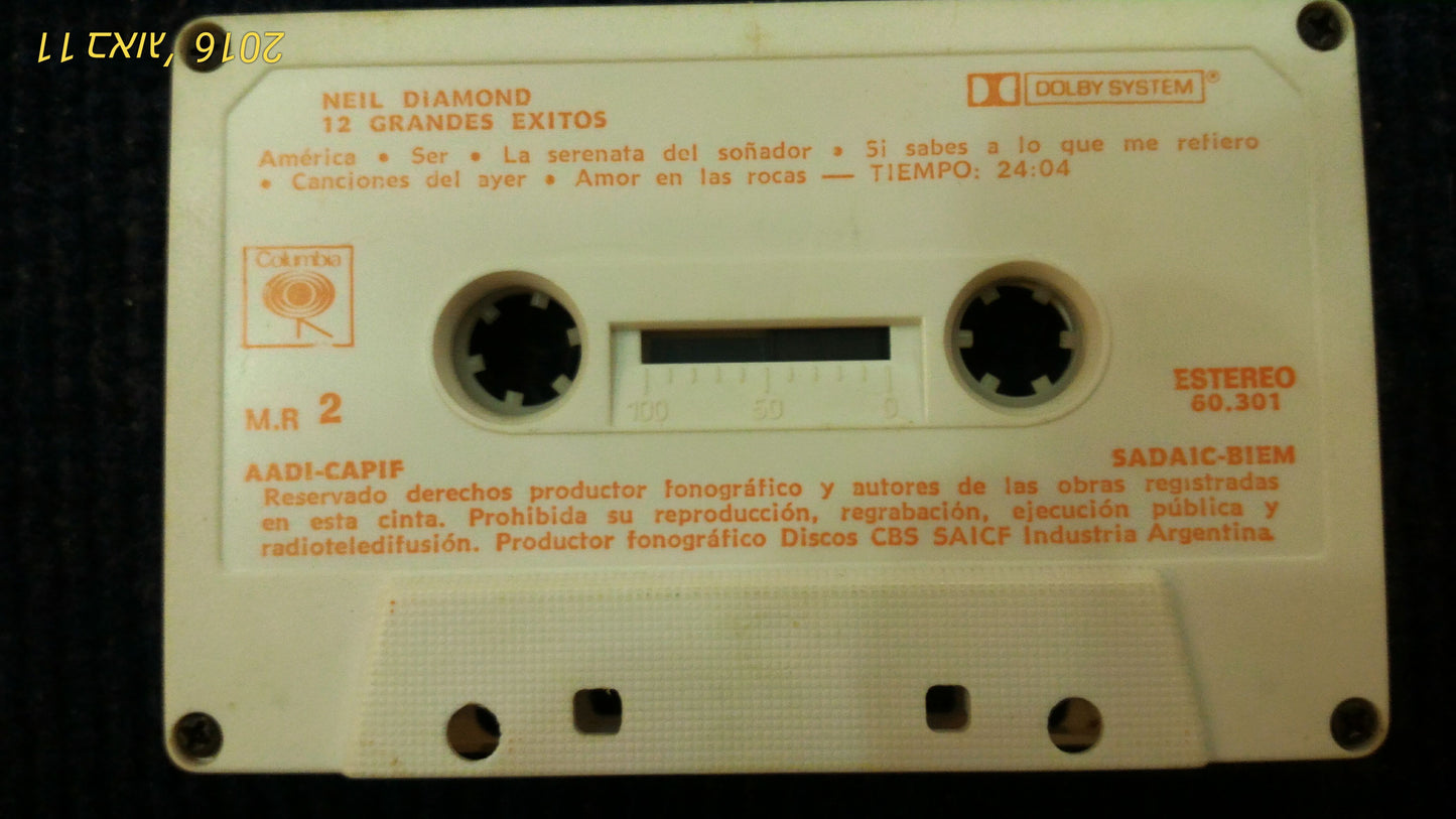 Neil Diamond audio cassette [ENT10106]
