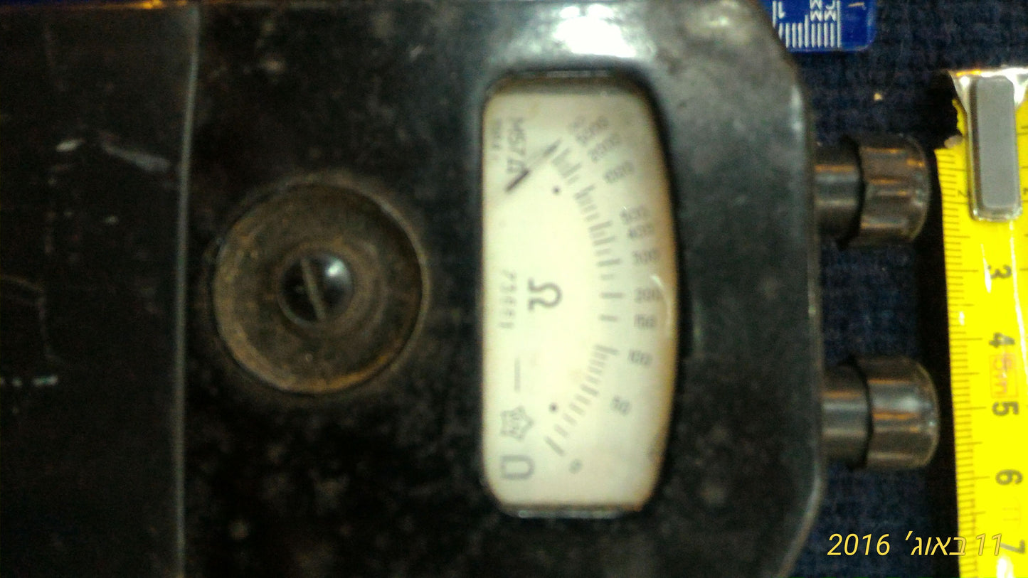 Vintage Ohm meter old [INS10102]