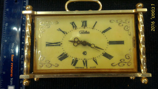 Vintage mechanical electric desk clock [CLK10118]