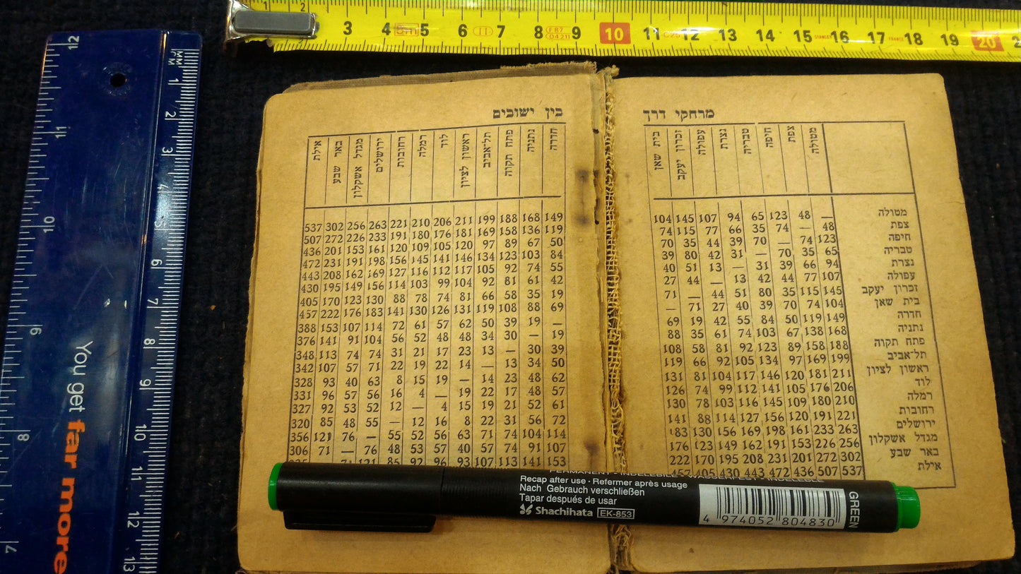 Evrey where Hebrew poket book IDF old 1954 [BOK10112]