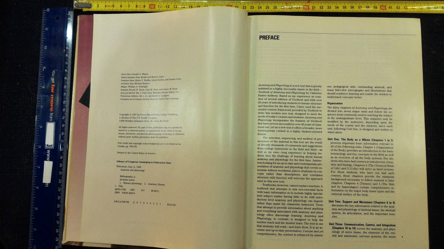 Anatomy & Physiology english profesonal book 1987 [BOK10119]