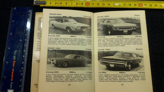Automobiles - The Observerws book 1972 [BOK10120]