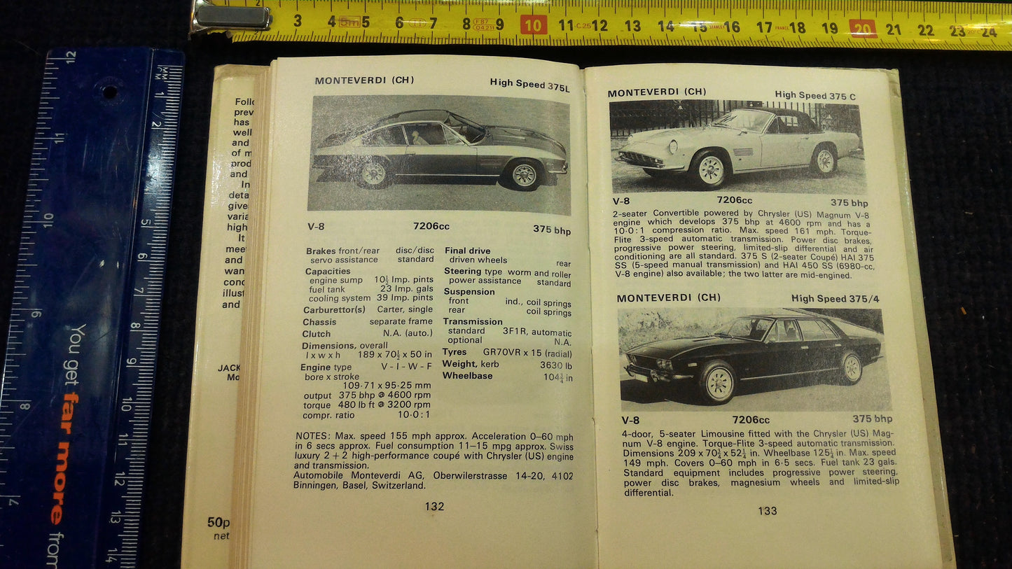 Automobiles - The Observerws book 1972 [BOK10120]