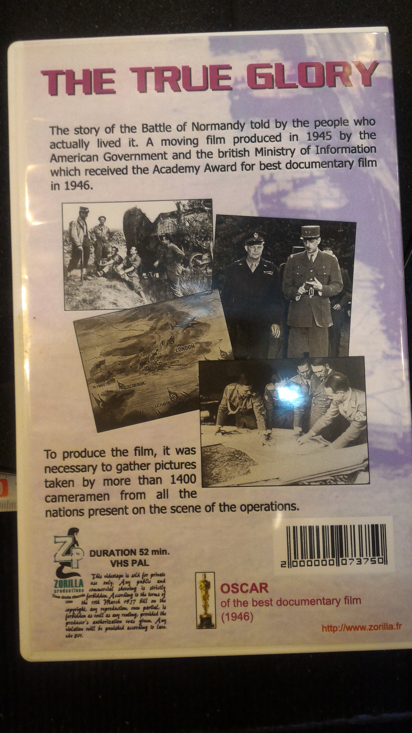 Glory D-day video cassette - Rare [ENT10136]