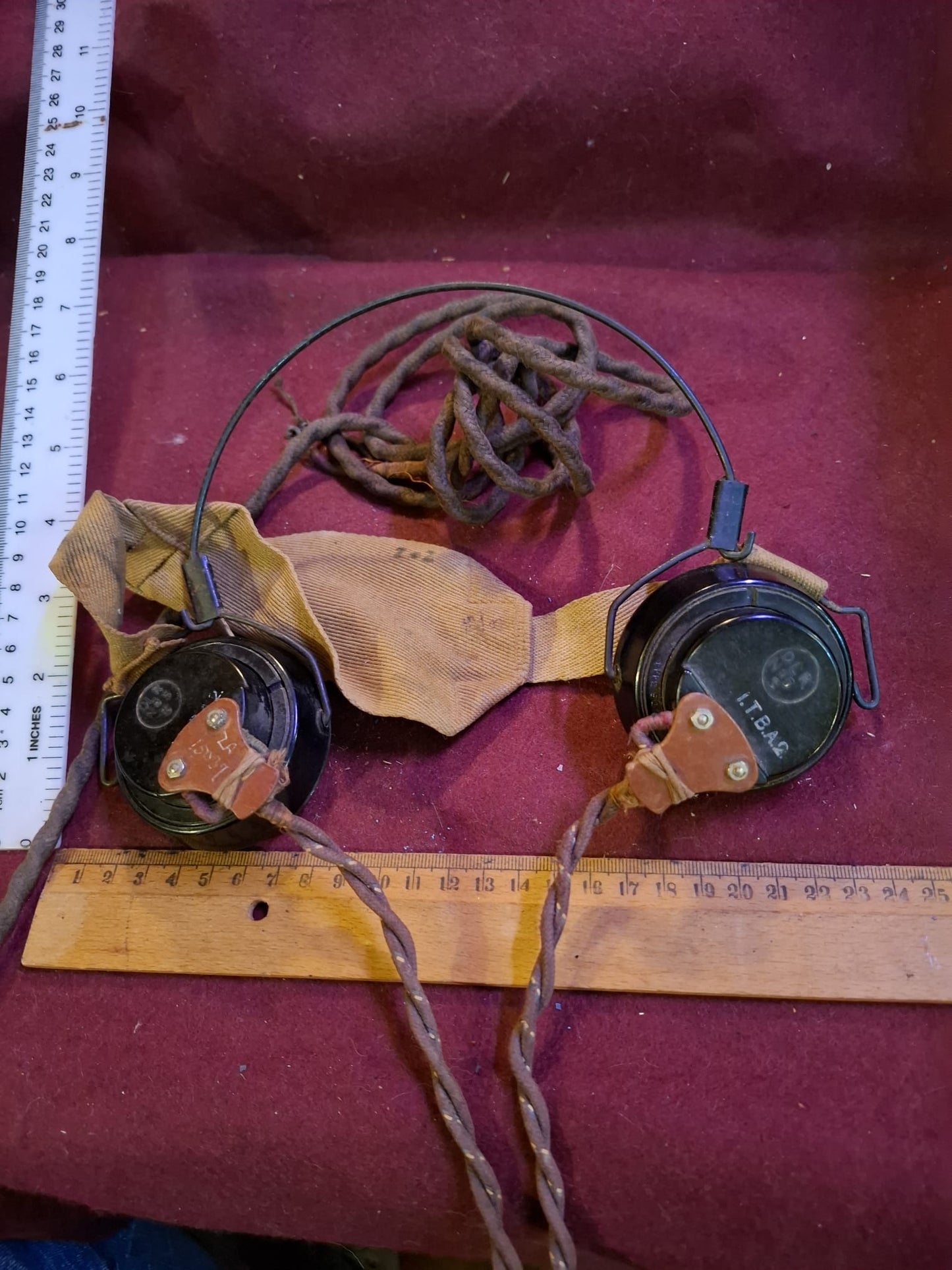 WW2 Old military Headphones [MIL10185]
